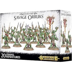 Spēļu darbnīca Savage Orruks – Bonesplitterz 89-19 – Warhammer Age of Sigmar