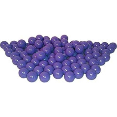 100 Organic Ball Pit Balls Made from Renewable Sugarcane Raw Materials (7 cm Diameter, Purple 15)