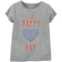 Carters Oh Happy Day CA-54843 Sirds tēja Heather Grey