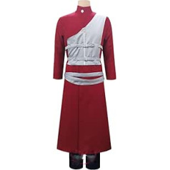 PUYYDS Anime Cosplay Kazekage Sabaku No Gaara Apģērbi Vīriešiem Helovīna Kostīmi Sievietēm Parūku soma karnevāla izrāde