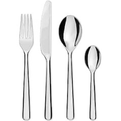 Alessi BG02S24 Besteckset 24-teilig, Silber