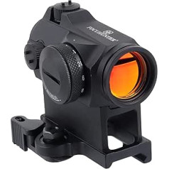 FOCUHUNTER Tactical Reflex Red Dot Visor 11 Brightness Airsoft 2 MOA Redzamība ar 20 mm sliedes stiprinājumu medībām un šaušanai