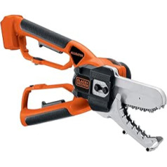 Black & Decker GKC1000LB Alligator Cordless Lopper, 18 V, 15 cm Blade Length, Up To 100 mm Diameter, Patented Clamping Jaws, Wireless For Maximum Freedom When Cutting Wood