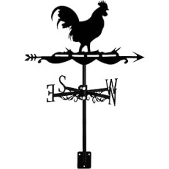 Skyverty Weathervane — Retro Weathervane — dekoratīvs vēja virziena indikators brīvā dabā, iepakojumā 1