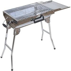 Aladdin Portable Mangal BBQ Grill Stainless Steel with Carry Bag