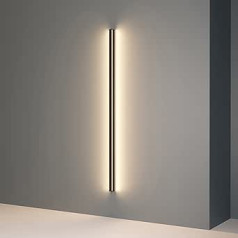 HORKEY Indoor Wall Light, LED Wall Lighting, Modern Minimalist Strip Wall Light, Linear Wall Light for Living Room, Bedroom, Kitchen, Hallway, Ceiling, Warm Light