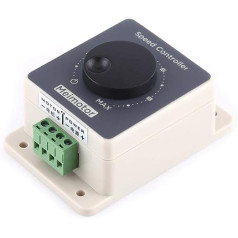 10-60V 10A PWM DC Motor Speed Controller, Switch Driver Board Module Pulse Width Modulator, with Waterproof Shell
