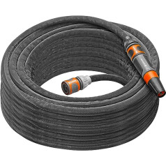 Gardena Liano Life 18450-20 Textile Hose 1/2 Inch, 20 m Set: Highly Flexible Textile Fabric Garden Hose with PVC Inner Hose, No Binking, Lightweight, Weather-Resistant