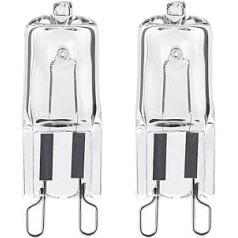 2 Pack Oven Lamp G9 Halogen 40W 230V Oven Lamp for Oven (Bosch, Neff, Siemens, Delonghi, Ocean), Fagor and Microwave 300 Degree C Heat Resistant Bulbs