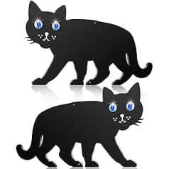 2x Garden Repellent Cat Reflective Marble Eyes – Cat Deterrent