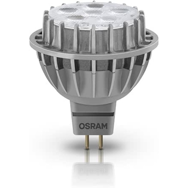 Osram LED atstarotāja spuldze GU5.3 MR16 12V Star LED Enerģijas taupīšana / 8W — 50 vatu nomaiņa, LED prožektors, silti balts, 2700 K