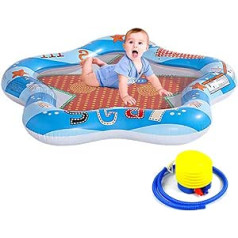 Baby Pool, Liwein Inflatable Children's Pool with Air Pump, Baby Pool, Play Box Pool, Inflatable Paddling Pool, Baby Paddling Pool for Garden, Outdoor Baby Pool