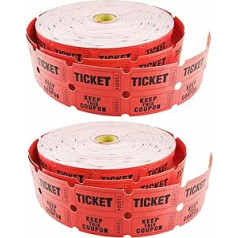 Eidoct Raffle Tickets Double Roll for Bingo Ballot Party (4,000 Tickets)