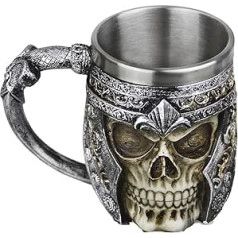 Creative Skull 3D Resin Coffee Mug Drinking Cup for Home/Office/Party/Halloween/Coffee Mug Stainless Steel Resin Travel Tea Wine Beer Mug
