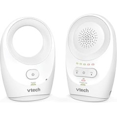 VTech Digital Audio Baby Monitor DM1111 - DECT Technology, Noise Level Display, Belt Clip & More - With Parent and Baby Unit || No Sleep Function