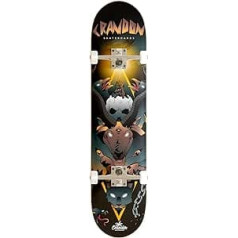 Crandon Skateboard suitable for beginners and skateboard professionals board + sandpaper + truck + wheels, 7 ply Canadian Maple Wood. Available in three sizes 7.75/8/8.25 inches.