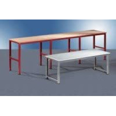 Arbeits-Anbautisch UNIVERSAL Spezial mit Multiplex Platte, BxTxH = 1250 x 600 x 722-1022 mm