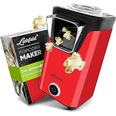 Lībfelda popkorna mašīna mājām — popkorna pagatavošanas iekārta iesk. Popkorna ceļvedis (angļu valodā nav garantija) Popkorna gatavotājs bez taukiem un eļļas — popkorna spiedējs