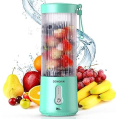 Portable Blender for Smoothies and Shakes, Portable Blender Smoothie Maker USB Stand Mixer Mini Mixer to Go for Sports, Travel and Kitchen