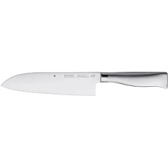 WMF Grand Gourmet Santoku Naža garums 32 cm asmens garums 18 cm veiktspējas griezums, Ražots Vācijā, kalts speciāla asmens tērauda rokturis, nerūsējošais tērauds