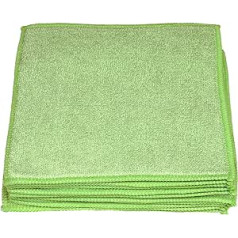 Sonty Pack of 10 Sponge Cloths XL Microfibre Dish Cloths 23 x 23 cm Green