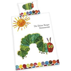 Ganu gultas veļu “Very Hungry Caterpillar”.