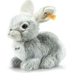 Steiff 067488 Dormili Rabbit mīsta rotaļlieta 21 cm pelēka sēdus