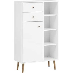 Schildmeyer Jonte Highboard 148442 Composite Wood White Matēts 67,1 x 33 x 118,9 cm