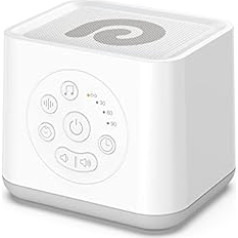 Dreamegg White Noise Machine Baby - D8 Sleep Aid Toddler Adults White Noise Sound Machine with 21 Soothing Sounds, Timer, Memory Function