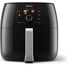 ‎Philips Domestic Appliances Philips Premium XXL Airfryer — 7,3 l, 2225 W, tauku noņemšanas tehnoloģija, receptes (lietotne NutriU), siltuma uzturēšanas funkcija, īpaši liels izmērs visai ģimenei (HD9762/90)