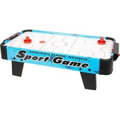 Small Foot Tisch-Air-Hockey aus Holz und Kunststoff und kompakter Tischaufleger für Speedhockey