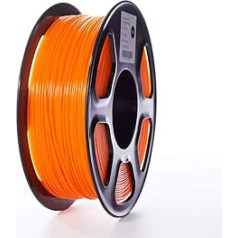 TOPZEAL 3D printera šķiedru PLA pavedienu caurspīdīgā sērija 1,75 mm precizitāte +/- 0,05 mm 1 kg spole 3D printerim un 3D pildspalvai