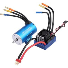 Dilwe RC ESC motors Combo, 120A bezsuku ESC un 3670 2650KV 4 polu motors 1/8 RC automašīnu piederumiem