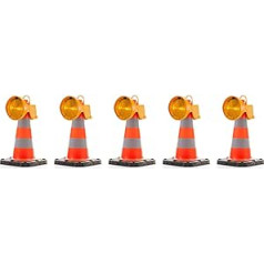 UvV Cony Synchronous Traffic Cone Plug-In Warning Light Yellow with Traffic Cone 50 cm - 2.5 kg Bigfoot Partial Reflex (5)