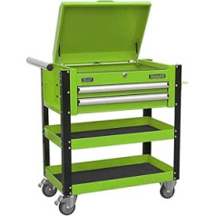 SEALEY ap760mhv schwere Mobile Werkzeug mit Teile 2 Schubladen Trolley und abschließbar TOP, rot