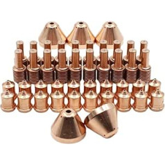 ATooi 45pcs Plasma Electrode Nozzle 220673 220669 220671 Plasma Cutter Tip Electrodes & Nozzles Kit Consumable for 45 Cutter Torch