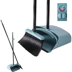 BEI & HONG Broom and Dustpan Set - Long Handles