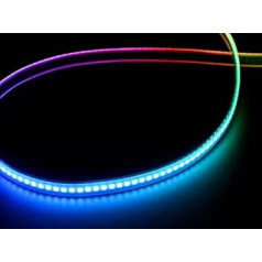 Adafruit DotStar digitālā LED sloksne — melna 144 LED/m — 0,5 metri — MELNA [ADA2328]