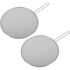 Westmark Picante 121822E3 Splash Guards Diameter 30 cm Stainless Steel Silver Pack of 2