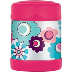 Termoss Floral FUNtainer Food Flask - 290 ml, Rozā