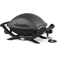 Weber Q2400 55020079 Elektriskais bārbekjū 55 x 39 cm tumši pelēks