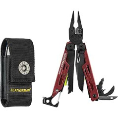 LEATHERMAN - Signāls, daudzfunkcionāls rīks lietošanai ārpus telpām, ar kramu, asmeņu asināmo un svilpi.