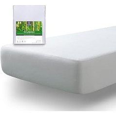 Tural - Waterproof and breathable mattress topper. Mattress cover made of terry cloth, 100% bamboo. Size 200 x 190/200 cm - Mattress protector