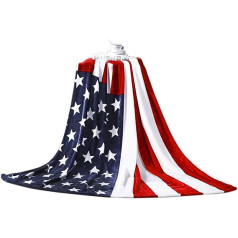 Union Jack karoga segas, mīksti dīvāna pārvalki, viegla gulta vai dīvāns, flaneļa flīss, 150 x 200 cm, poliesters, ASV karogs, 150 x 200 cm