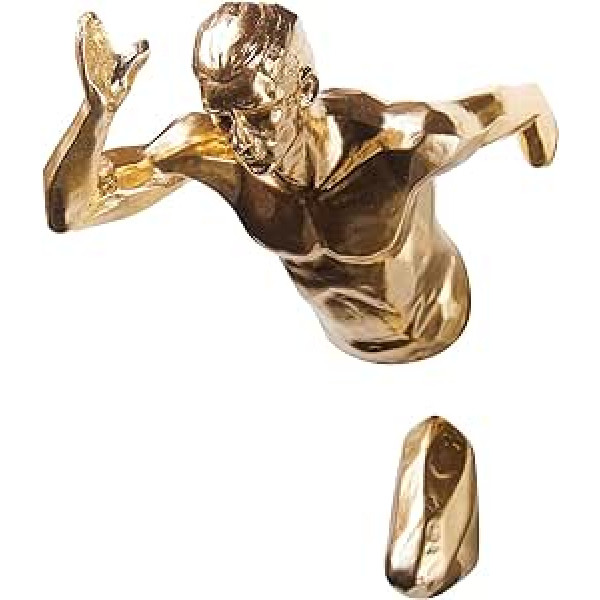 Wall Decoration Sculpture Climber Figure Men Running Sculpture Running Statue Decorative Figure 3D Wall Sculptures Climing Statue Wall Decoration Art Wall Hanging Sculpture Decoration Living Room