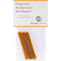 Australian Treasures - Beeswax for Didgeridoo Mouthpiece - Pure Beekeeper Beeswax - Natural Colour