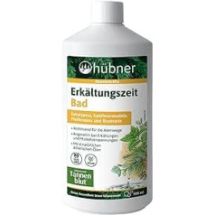 Hübner Tannenblut Bath Liquid Добавка для ванны с эфирными маслами, успокаивает дыхательные пути, полезна при простуде и мышечном напряжении, 500 мл