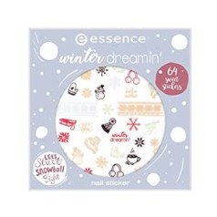 Essence Cosmetics Essence - Nagu uzlīmes - Winter Dreamin - Nagu uzlīme 01 - Apkaisiet mani ar sniegpārslām