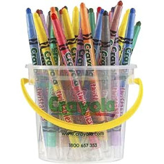 CRAYOLA KRĪTIŅI CRAYOLA 32 VĪJAMAIS DARBA SOMS (8 KRĀSAS) (KATRA)