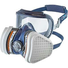GVS Filter Technology GVS SPR537 Elipse Integra Mask with A2P3 Filter Against Organic Gases and Vapours up to 5000 ppm and Dust, M/L